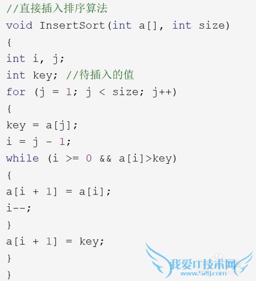 常见的几种排序算法