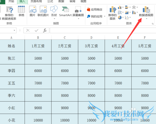 excel2013数据透视图怎么用