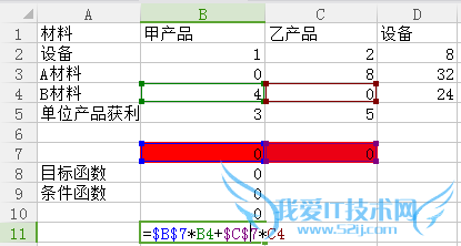 如何用WPS表格进行规划求解运算