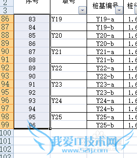 excel快速生成序号列