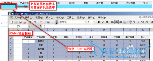 报表控件中如何将Excel数据复制到填报单元格