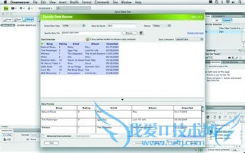 如何制作一个Spry构件服务排序数据