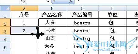 EXCEL序号怎样自动生成