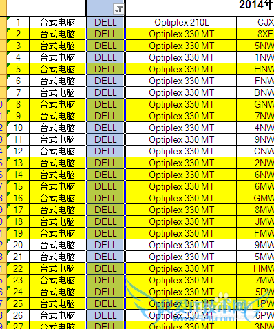excel中如何对数据进行筛选和颜色筛选