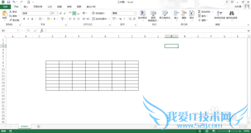 excel表格如何隐藏网格线