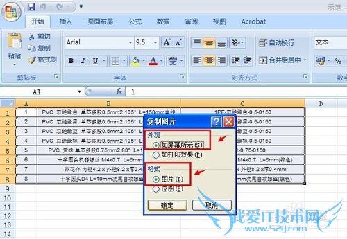 怎样将excel表格做成图片,插入到word文档中?