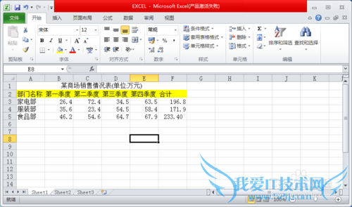2010excel表格如何更改数字类型和添加表格底纹