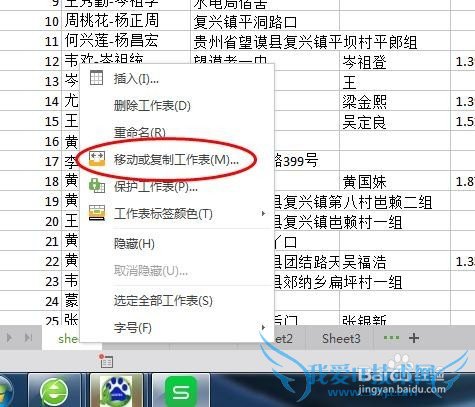 如何设置excel的标签常用功能