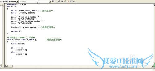 使用VC6.0英文版函数模板计算最大数