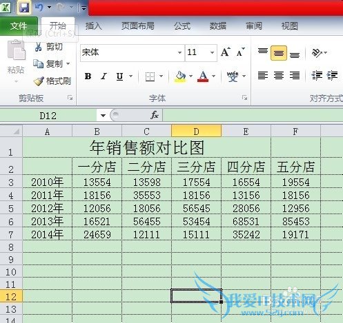 EXCEL创建图表--新建表格