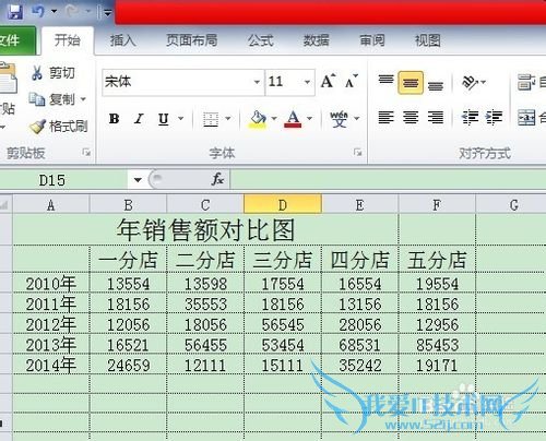 EXCEL创建图表--新建表格