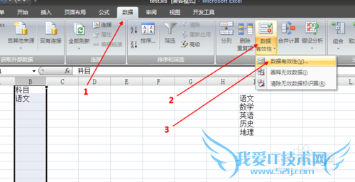 Excel使用技巧之设置单元格为下拉框