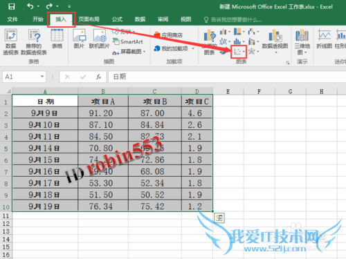 Exce2016散点图怎么添加双纵坐标 次要坐标轴