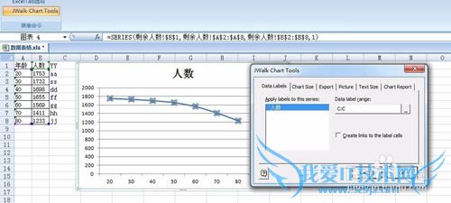 EXCEL图表标签工具-给excel添加标签