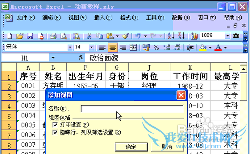 excel怎样添加多个视图?