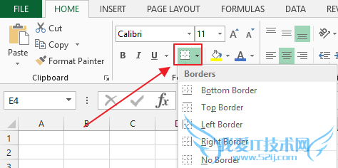 Excel2013怎么设置边框和底纹
