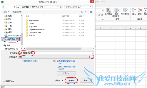 win8ôexce2013ΪPDFļ