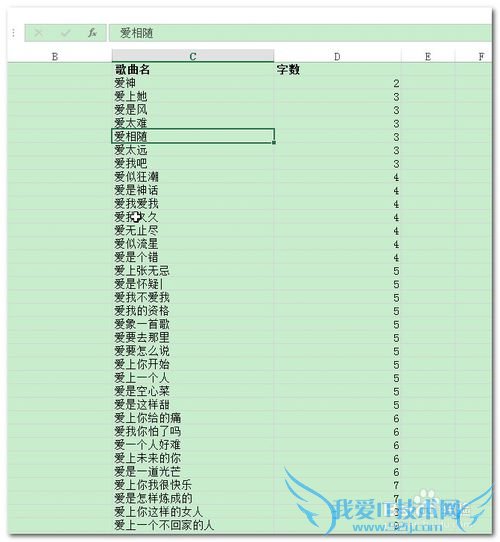 Excel中如何按单元格内容长短来进行排序