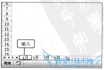 Excel2010 重命名工作表