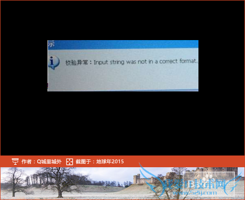 Input string was not in a correct format