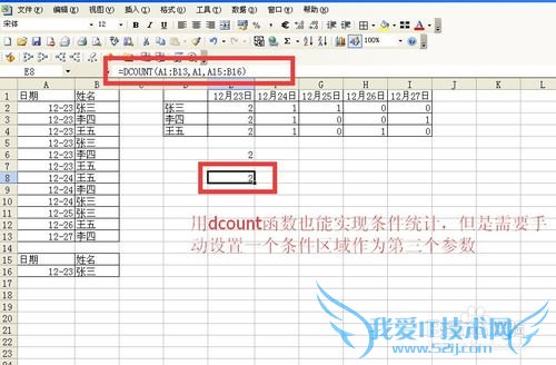 excel中根据条件统计个数不同方法实例详解