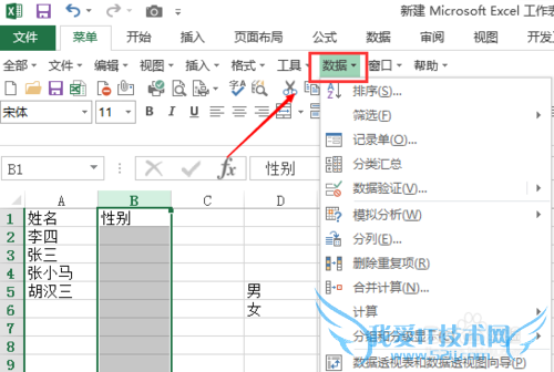 EXCEL2013ô˵