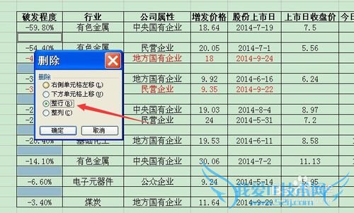 Excel2003 中如何快速删除多条空白行