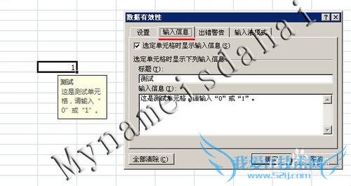 Excel 数据输入有效性(限定输入数据)