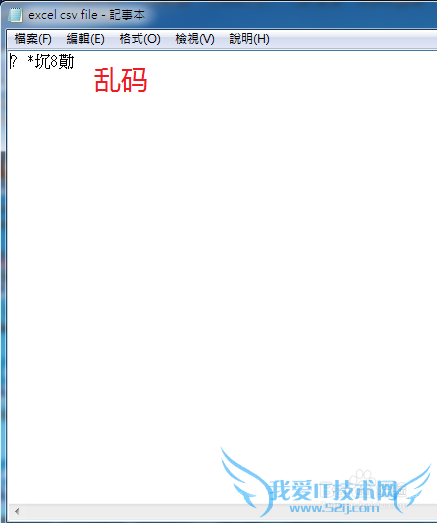 excel 乱码的解决办法