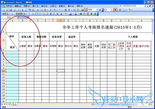 Excel表格常用技巧—制作表头