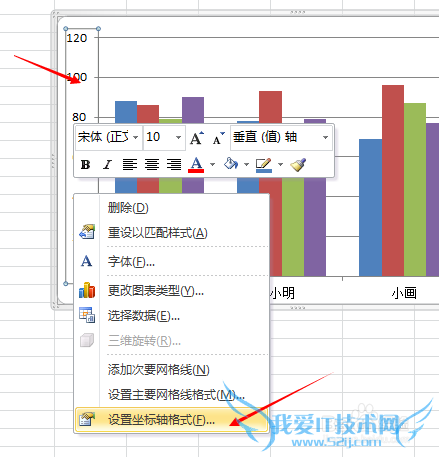 怎么用excel作图及改变坐标值取值范围