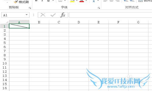office excel2013版在单元格添加斜线的方法