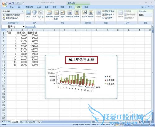 如何用Excel设计三维圆柱图