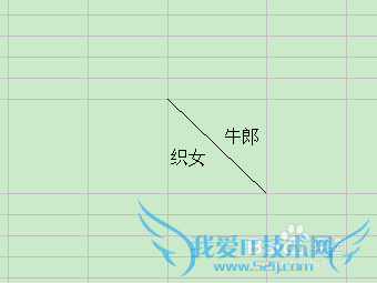 excell怎样加斜线