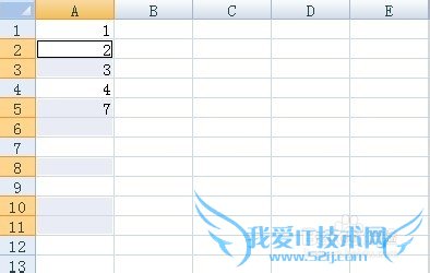 怎么删除excel中的空白行