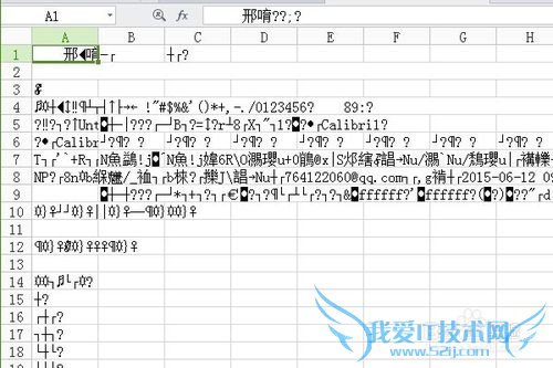 excel打开xls全是乱码怎么办?