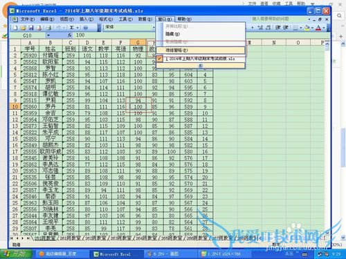 如何设置Excel电子表格多页阅读的时候表头不动