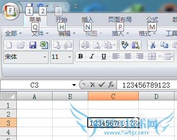 Excel单元格的数字不能显示