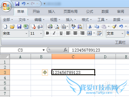 Excel单元格的数字不能显示