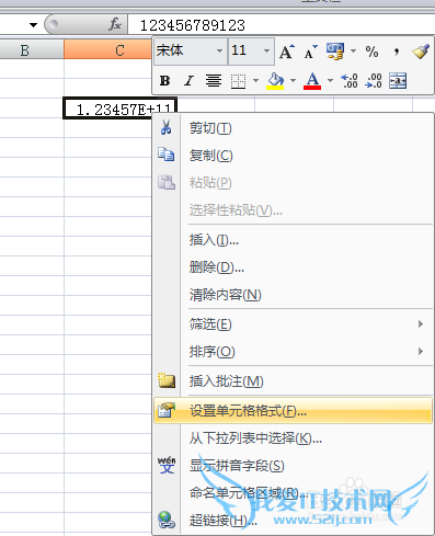 Excel单元格的数字不能显示