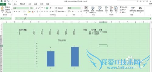 excel中如何制作统计图