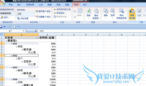 如何快速创建数据透视图