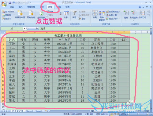 EXCEL的自动筛选功能解析