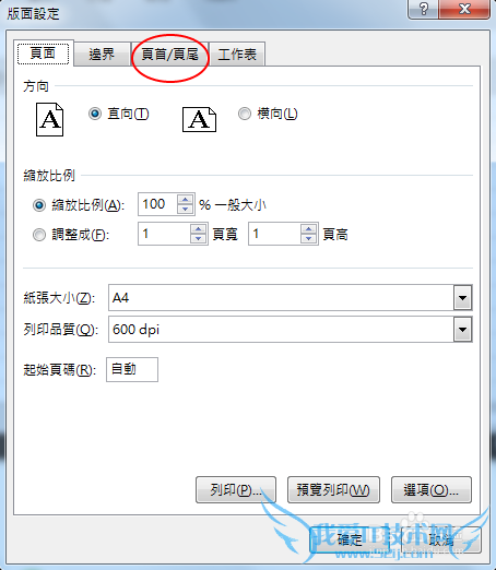 Excel 2013 设置页首页尾