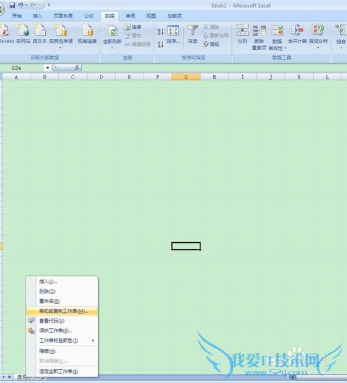 excel单个表格移入或移出