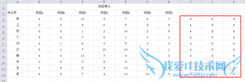 excel定位行列内容差异单元格