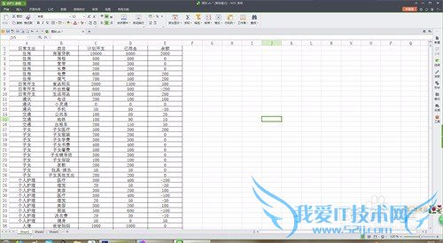 excel教程怎样冻结表格某一行或列