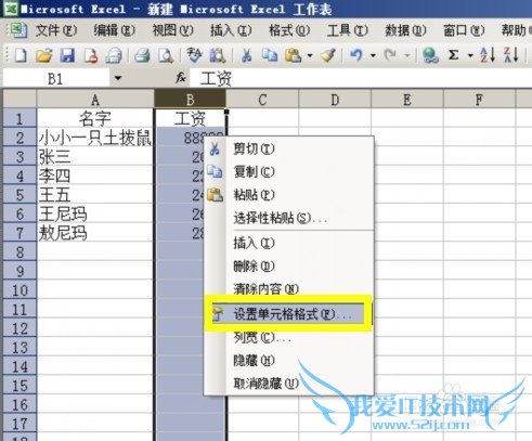 Excel快速填充货币符号以及单位