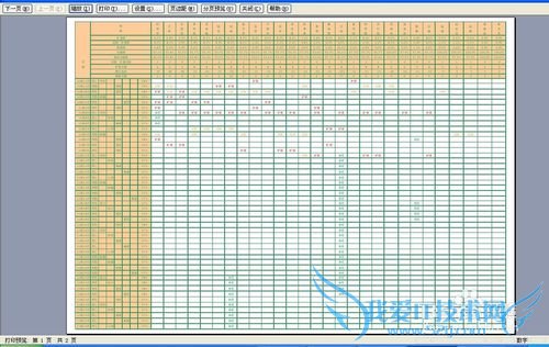 excel考勤表中对隐藏行以外的数据区域连续打印