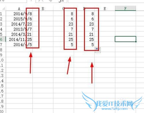 在excel中怎么批量求出每个日期 DAY函数的用法